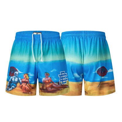 Mesh Basketball Shorts Premium Athletic Streetwear Casual Summer Swim Shorts | Lux Eight