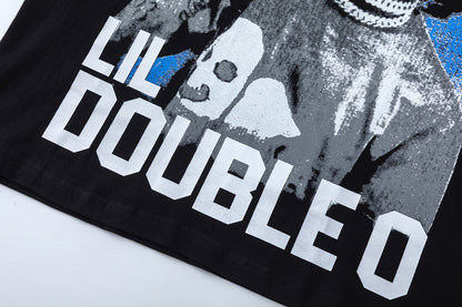 Graphic Slogan Patch Label Tee Streetwear Y2K Oversized Black Cotton Casual Summer T-Shirt | Syrup Tag
