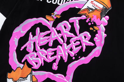 Graphic Slogan Tee Oversized Streetwear Casual Summer Cotton T-Shirt | Syrup Drop