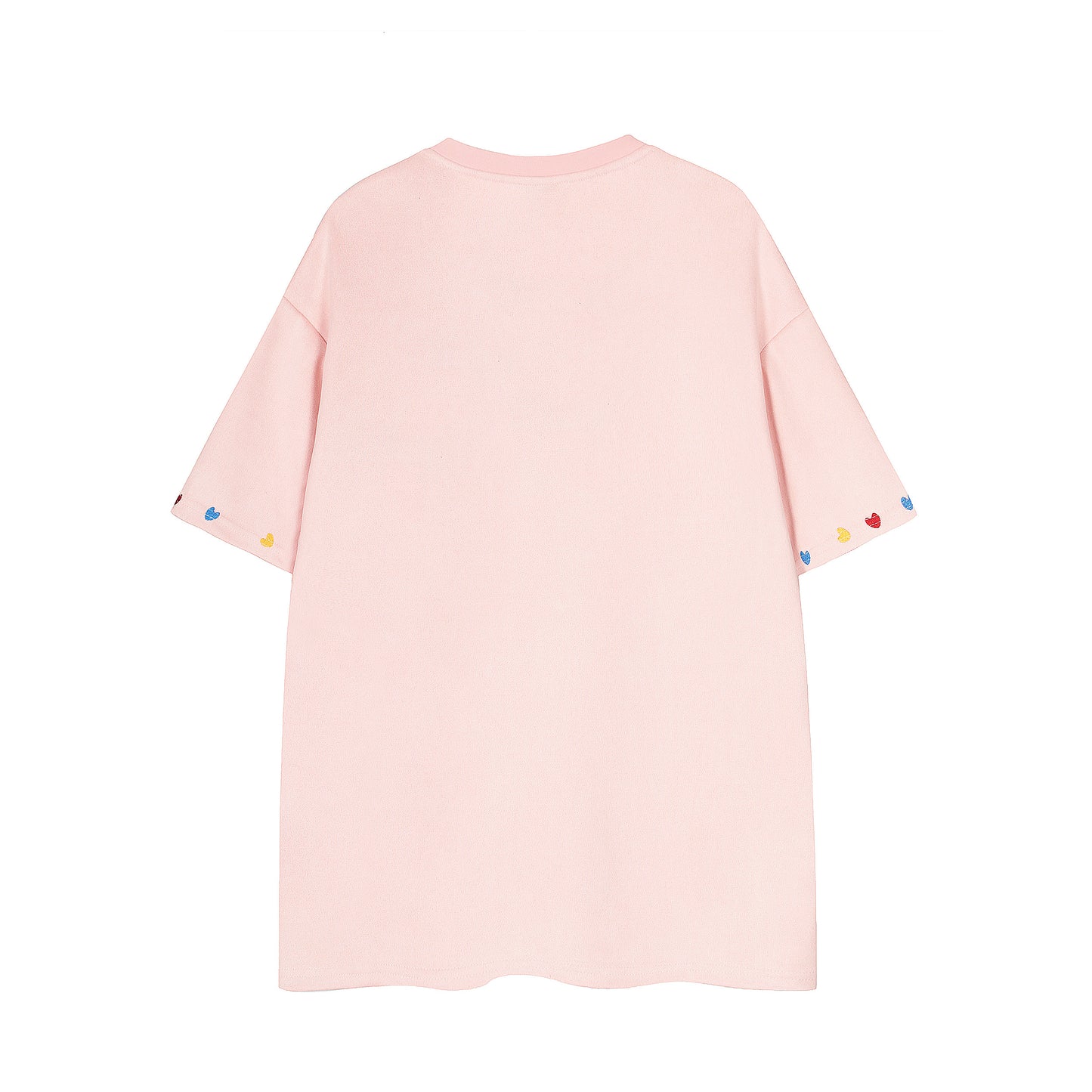 Geesas plaid cat graphic tee - light blue and pink comparison