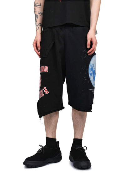Reconstructed Sweat Shorts 'Black'