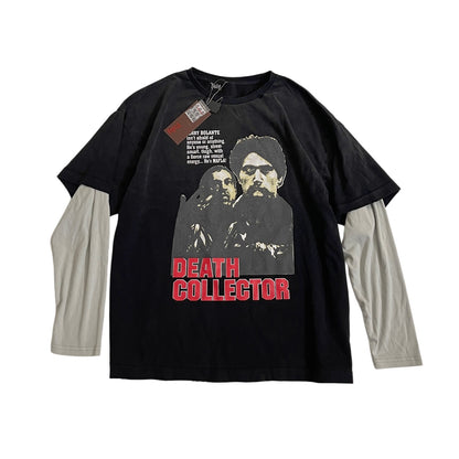 Paly Black 'Death Collector' Long Sleeve T-Shirt