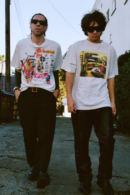 SAINT Mxxxxxx × Jamie Reid SS T-SHIRT / WHITE