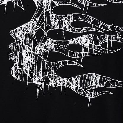 Hellstar Skate Crosshair Logo Hoodie 'Black'