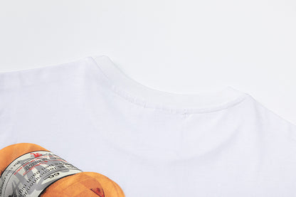Unisex Graphic T-Shirt Crew Neck Short Sleeve Casual Streetwear Top