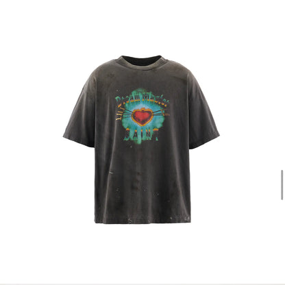 SS T-SHIRT / HEART-BLACK