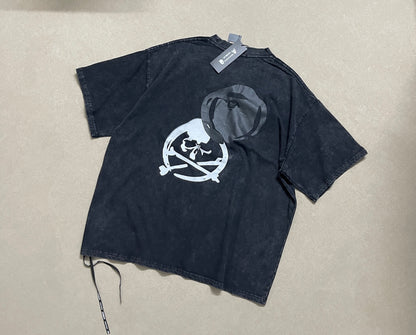 A BATHING APE® x mastermind JAPAN Garment Dye Circle Tee