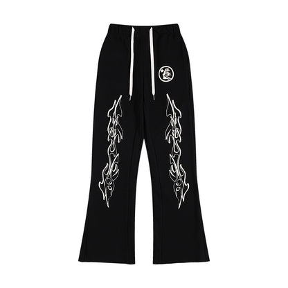 Hellstar Flame Flare Sweatpants