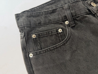 Zurich 64 Flare Jeans - Black / Paint