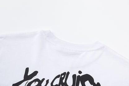 Trapstar Graphic T-Shirt, Crew Neck Short Sleeve Streetwear Tee With Truck Back Print
