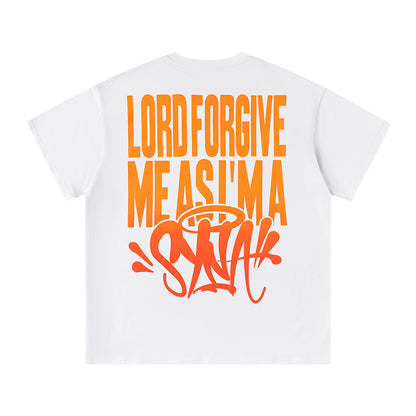 Unisex Graphic T-Shirt, Oversized Streetwear Graffiti Print Tee