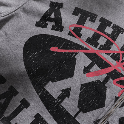 Vale Forever Athletica XXX Zip-Up Hoodie Grey