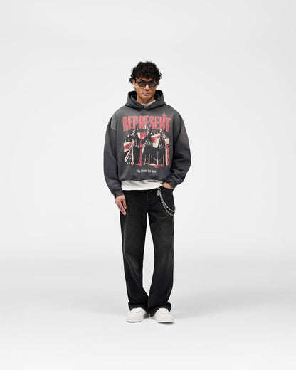 Dream On Tour Hoodie - Sun Fade Grey