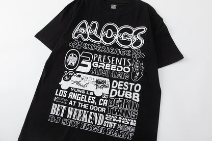 Bold Block Letter Graphic Tee Slogan Print Oversized Black Cotton Streetwear Casual Summer T-Shirt | Block Dose