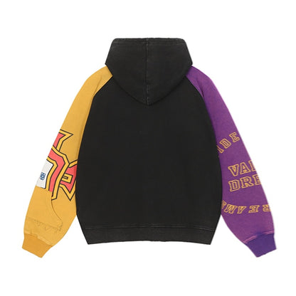 Varsity Zip Up Hoodie