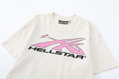 Oversized Short Sleeve Graphic Tee Dropped Shoulder Streetwear Summer Casual T-Shirt | Blaze Crop