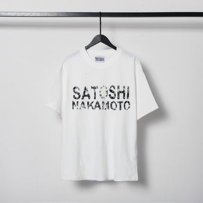 Satoshi Logo Tee - White