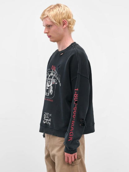 Cast-A-Spell Distressed Sweatshirt