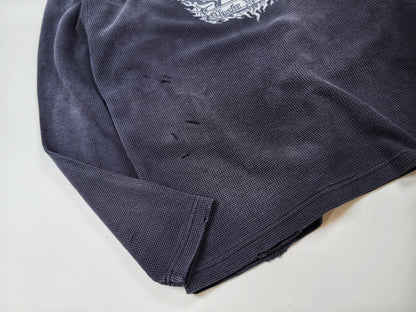 Pure Hatred Waffle Thermal Longsleeve - Washed Black