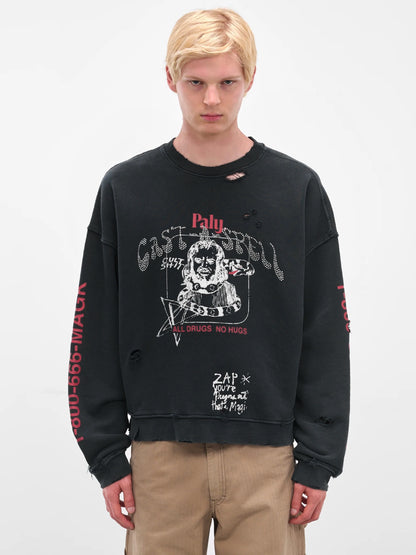 Cast-A-Spell Distressed Sweatshirt