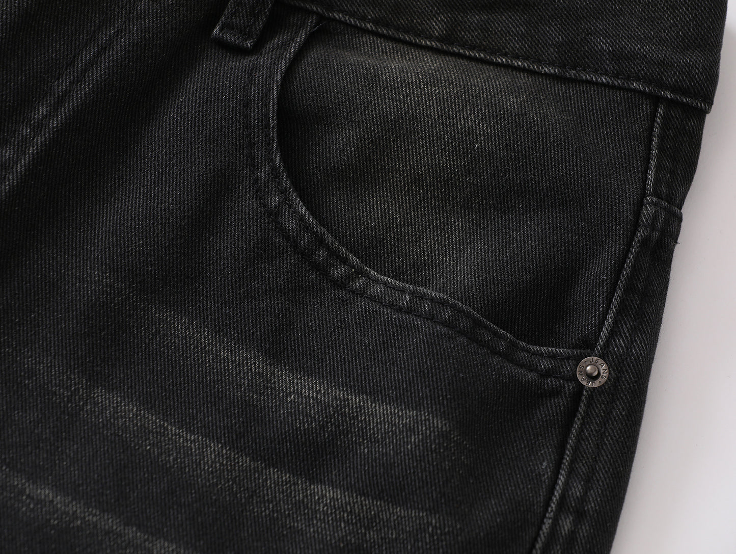 GRAYSTAR Patch Embroidered Cargo Jeans Wide Leg High Waist Washed Black Diagonal Seam Streetwear Denim Trousers | Gray Star