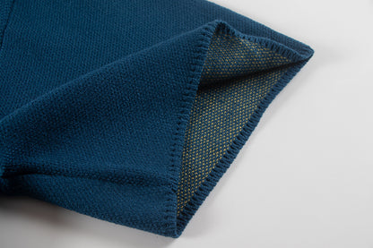ASKYURSELF Knit Mesh Jersey 10 / Petrol Blue