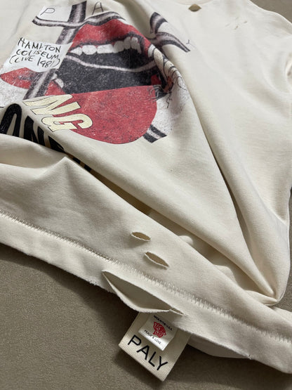PALY Hollywood Rolling Stones Mosquito Tongue T-Shirt / Off White