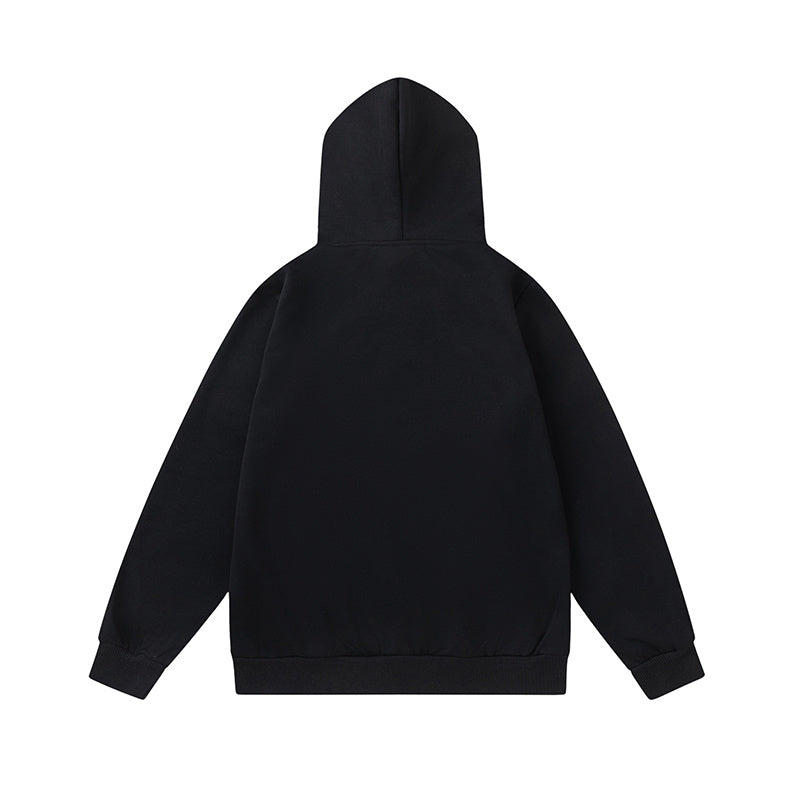 Trapstar black hoodie and joggers tracksuit set with red graphic lettering - view 7