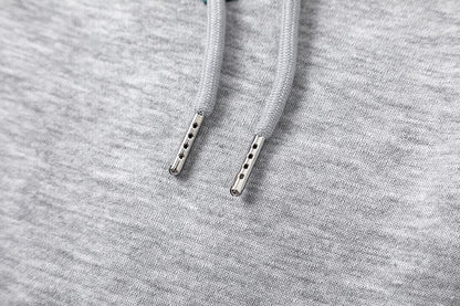 Solid Light Gray Fleece Pullover Sweatshirt Soft Thick Knit Casual Loose Fit Cozy Everyday Streetwear Hoodie | Ash Fleece