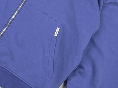 Pegasus Zip Through Hoodie - Indigo