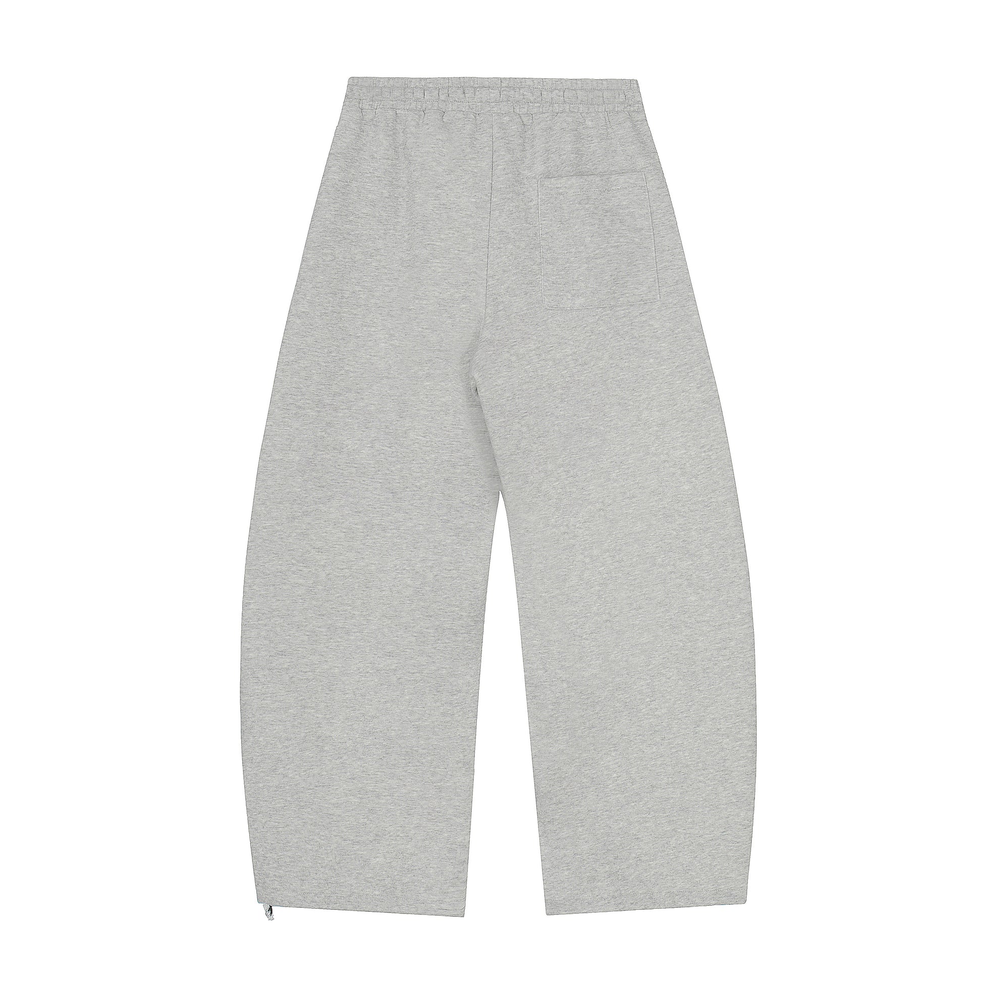 SeR Plaid Drawstring Wide Leg Sweatpants - Gray Side