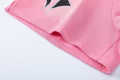 Sherpa Fleece Elastic Waist Shorts Fluffy Plush Cozy Lounge Casual Winter Home Shorts | Fluffy Pink