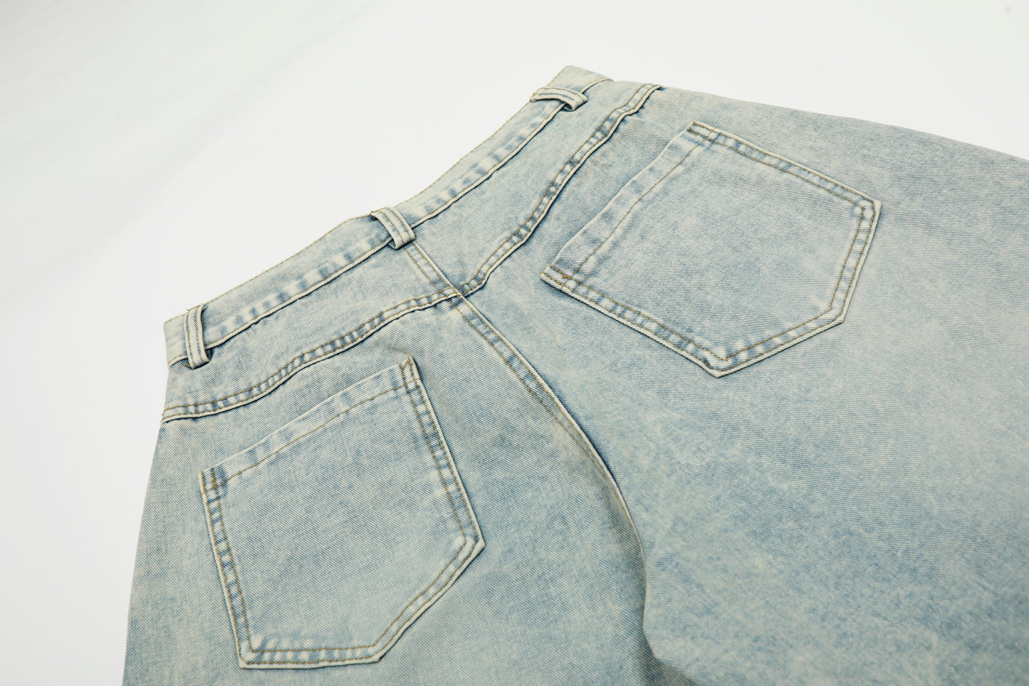 Star Graffiti Print Barrel Leg Jeans High Waist Washed Wide Leg Denim Streetwear Y2K Graphic Pants | Star Club