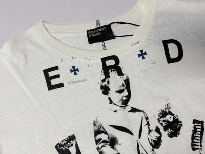 Katholisches Toothbrush T-Shirt - Faded White