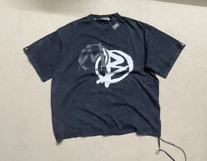 A BATHING APE® x mastermind JAPAN Garment Dye Circle Tee