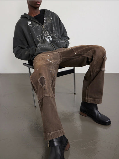 God With Revolver Zip-Up Hoodie