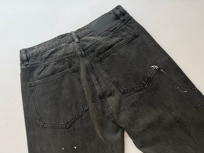 Zurich 64 Flare Jeans - Black / Paint