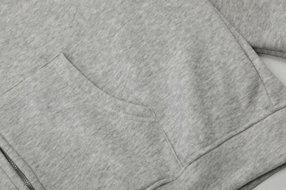 Women's RVNTENG Faux Fur Trim Hood Fleece Lined Full Zip Hoodie Sweatshirt Letter Print Oversized Warm Winter Jacket