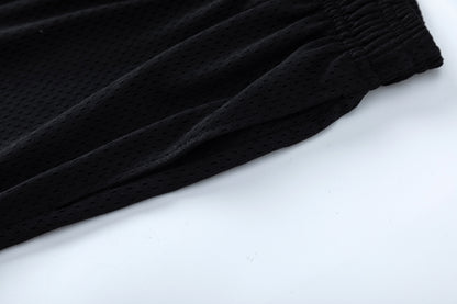 Elastic Waist Perforated Athletic Shorts Lightweight Casual Summer Street Shorts | Void Sprint