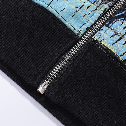 Vale Forever Raven Zip Up Hoodie 'Black'