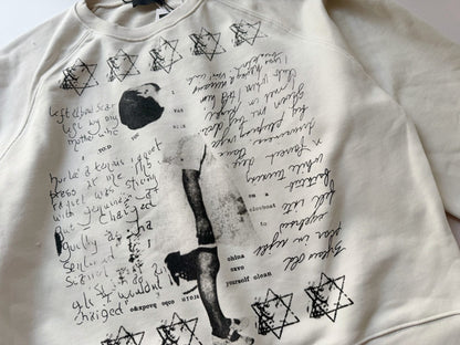 Boy Hurt In Duel Raglan Crewneck