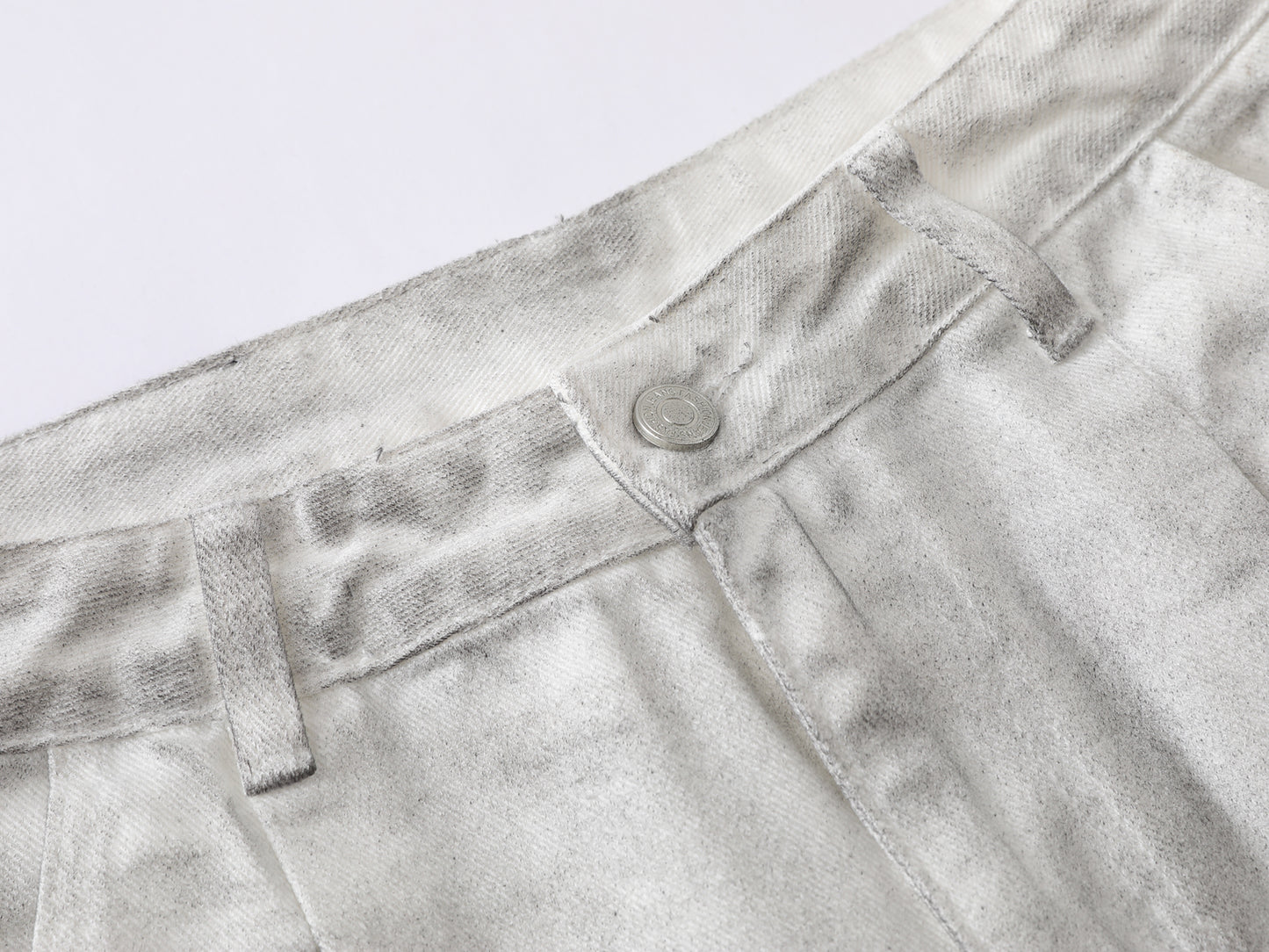 Star Patch Cargo Jeans Washed Distressed Wide Leg Denim Pants Multi Pocket Leopard Star Rivet Streetwear Baggy Trousers | Star Fog
