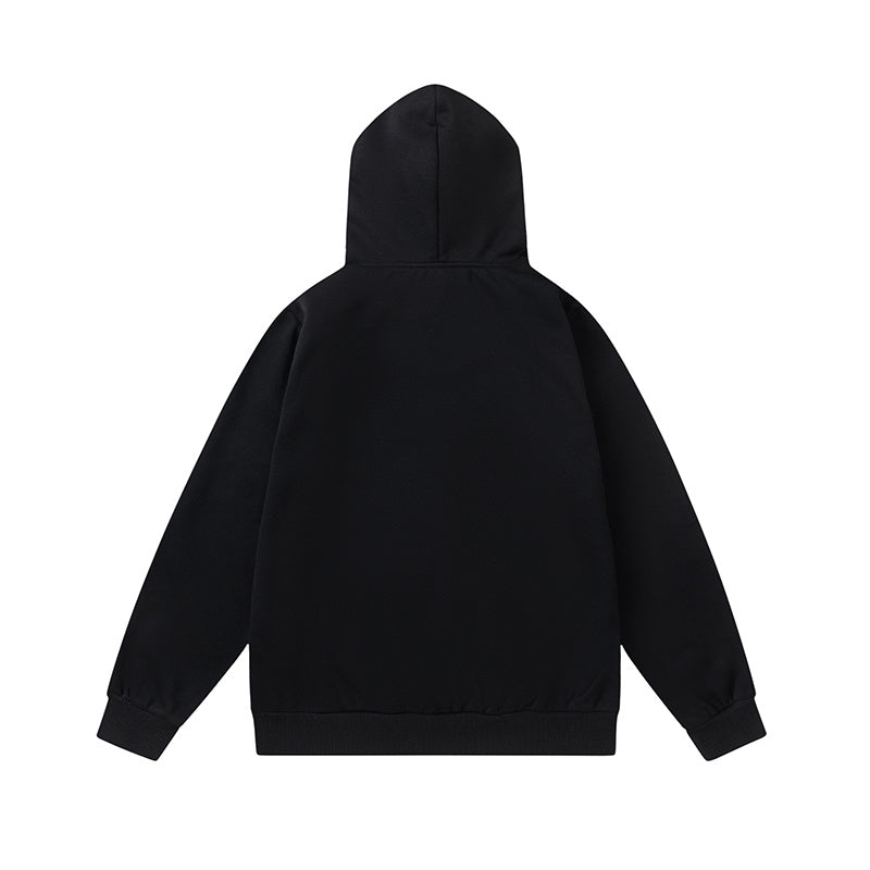 Trapstar black and gray graphic hoodie and joggers tracksuit set with applique lettering - view 7