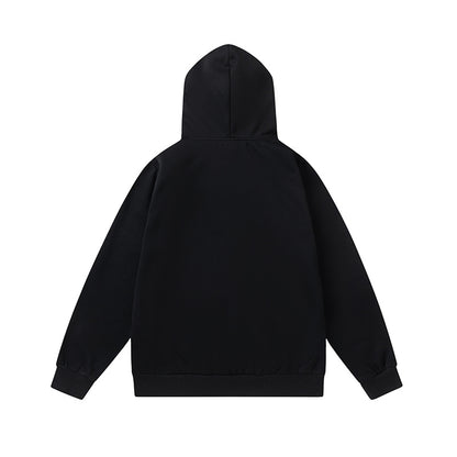 Trapstar Black and Gray Graphic Hoodie and Joggers Tracksuit Set, Two Piece Streetwear Outfit