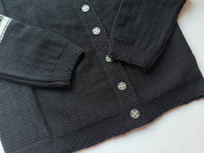 Striped Cashmere Cardigan