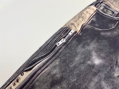 Denim Shotgun Chap Jeans - Grey