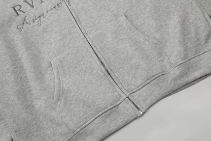 Women's RVNTENG Faux Fur Trim Hood Fleece Lined Full Zip Hoodie Sweatshirt Letter Print Oversized Warm Winter Jacket