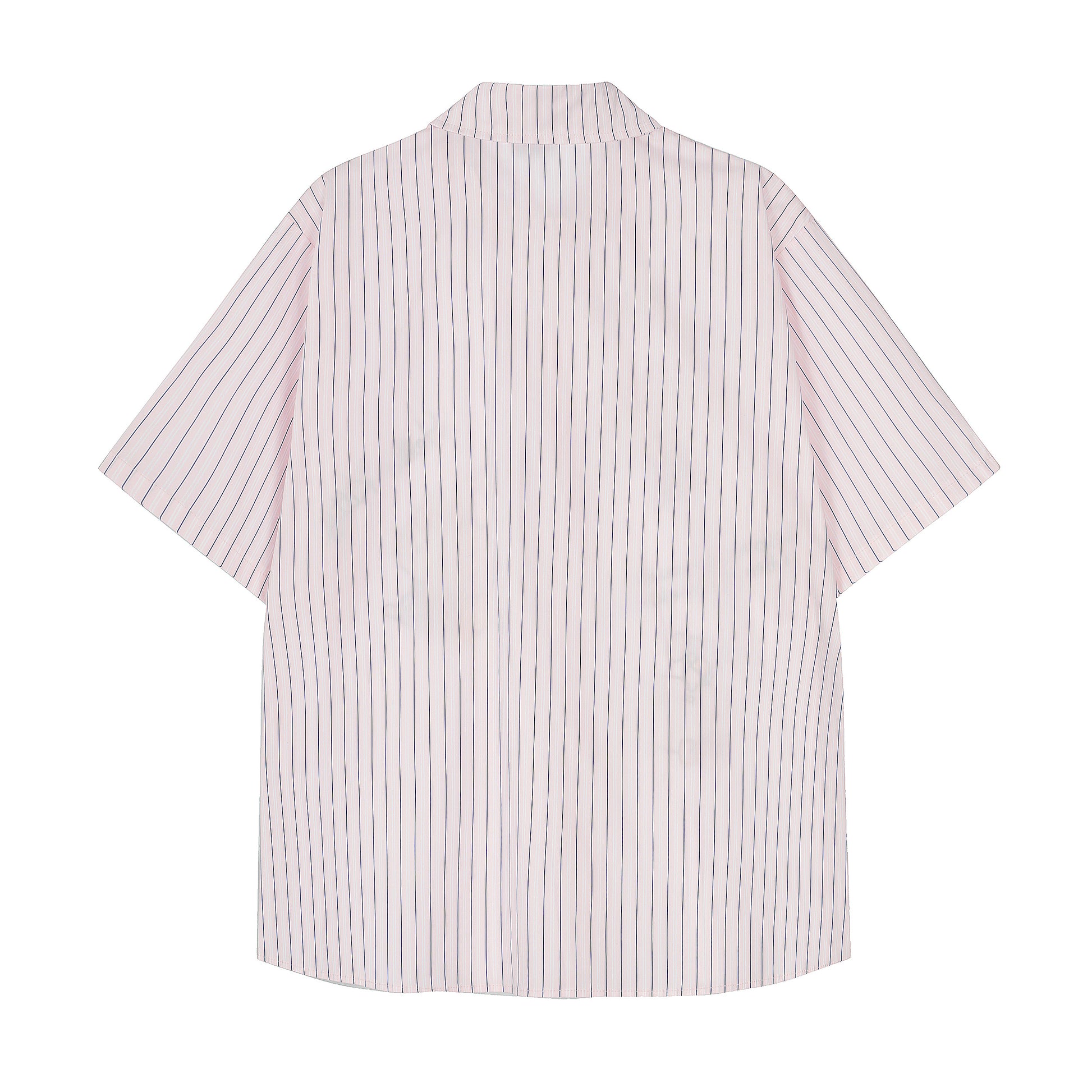 Hello Kitty stripe shirt pink white - front