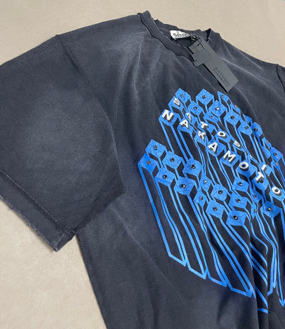Satoshi Nakamoto Gridlock Tee - Washed Black