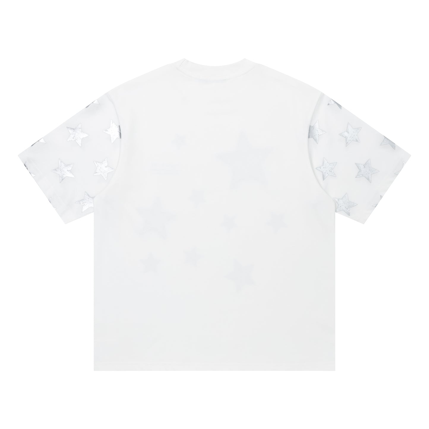 White DuoMatch star tee back view